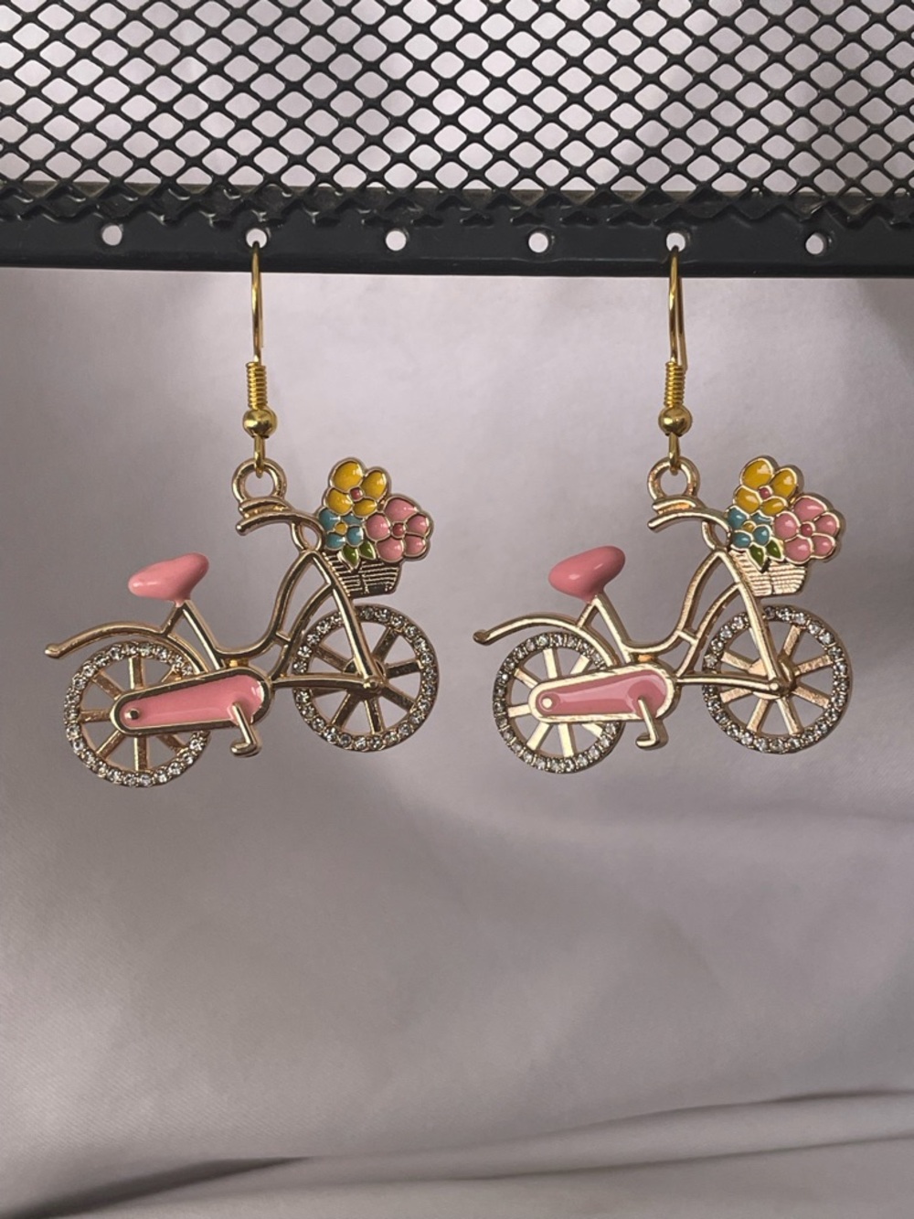 Cute Bicycle Earrings